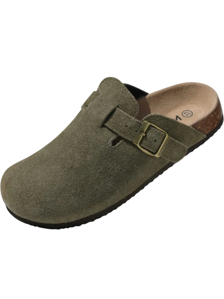 Caliah Sandal - Suede Clogs