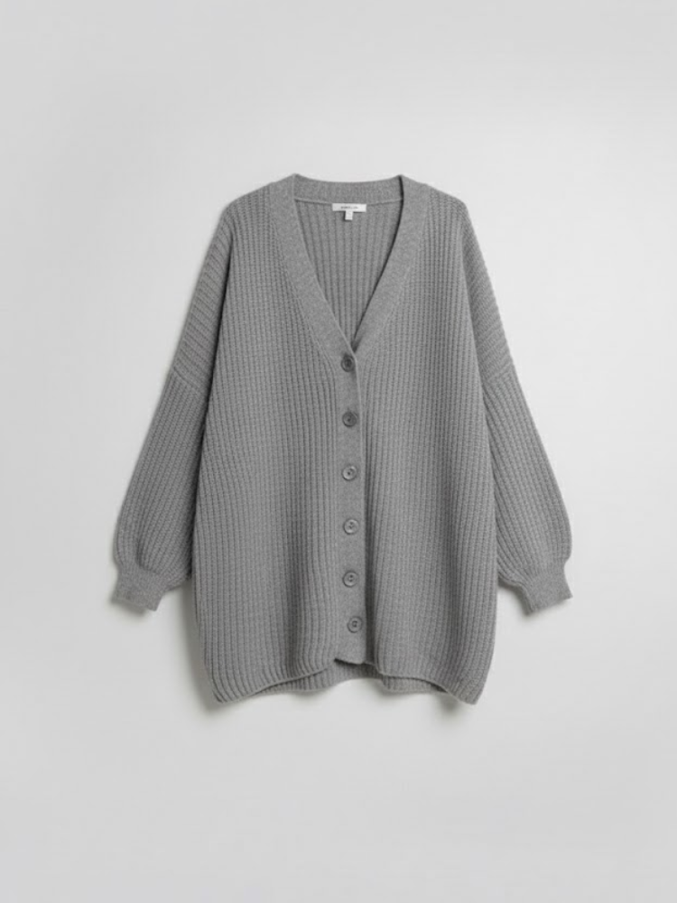 Emma - Knitted Button Up Cardigan Wide Leg Trousers Co-ord Set