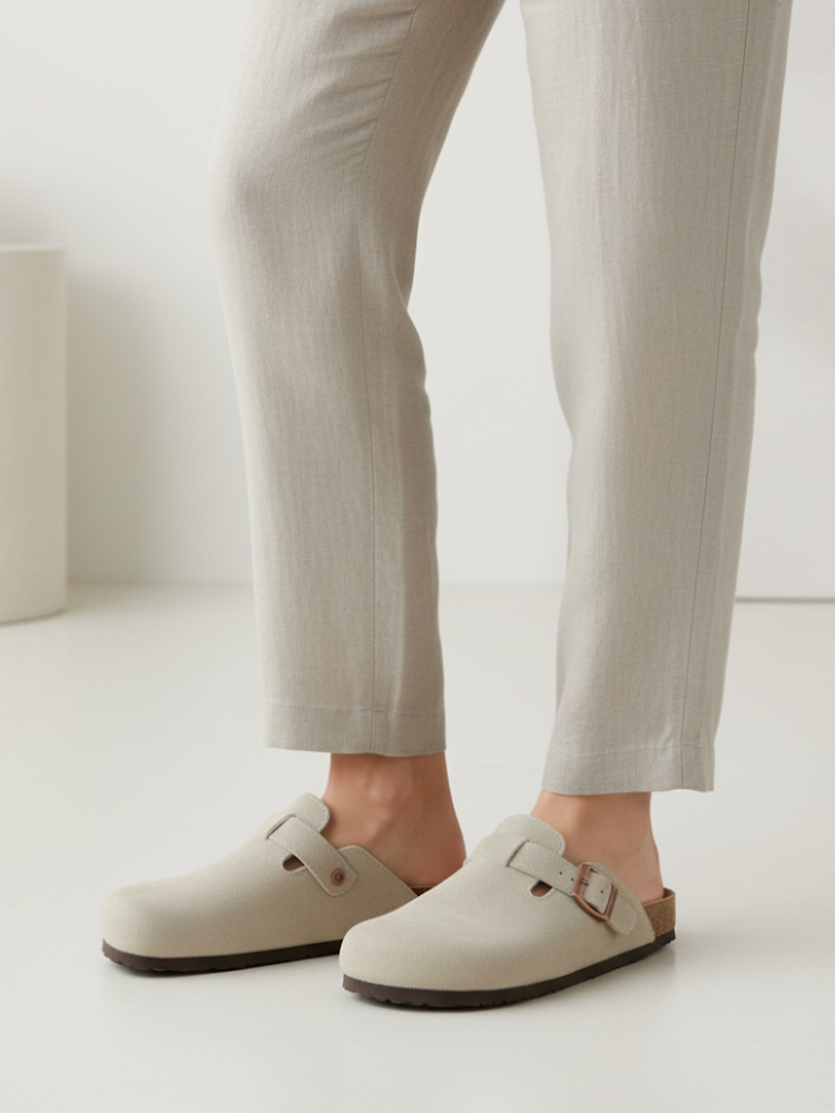 Caliah Sandal - Suede Clogs