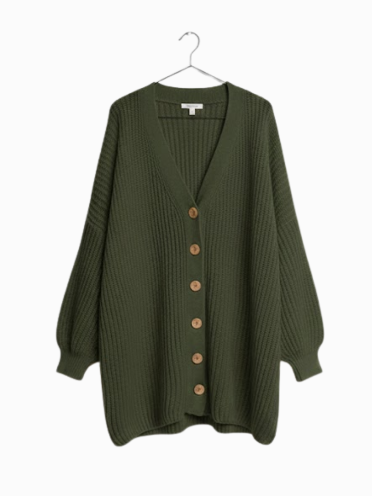 Emma - Knitted Button Up Cardigan Wide Leg Trousers Co-ord Set