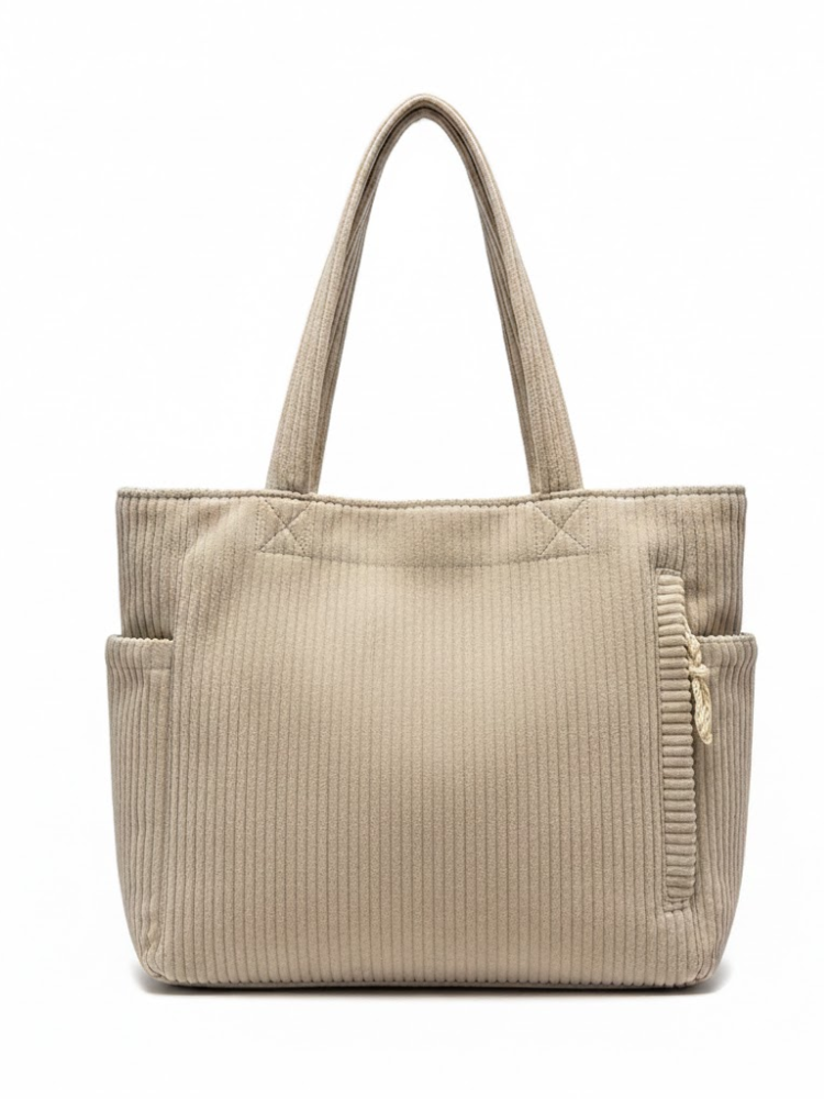 Caliah – Women’s Corduroy Large Tote Bag