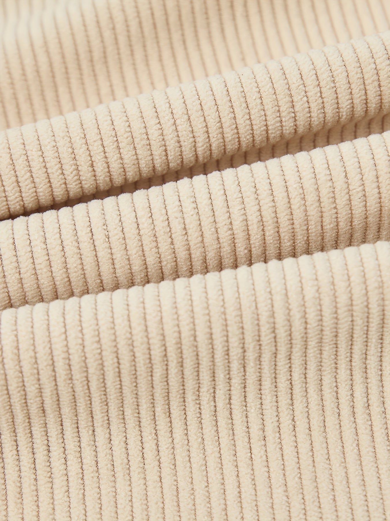 Caliah - Men's Corduroy Trousers & Half-Zip Jumper Set