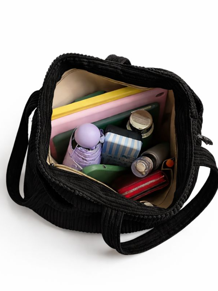 Caliah – Women’s Corduroy Large Tote Bag