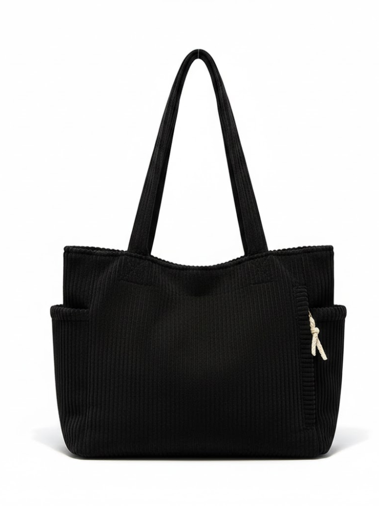 Caliah – Women’s Corduroy Large Tote Bag