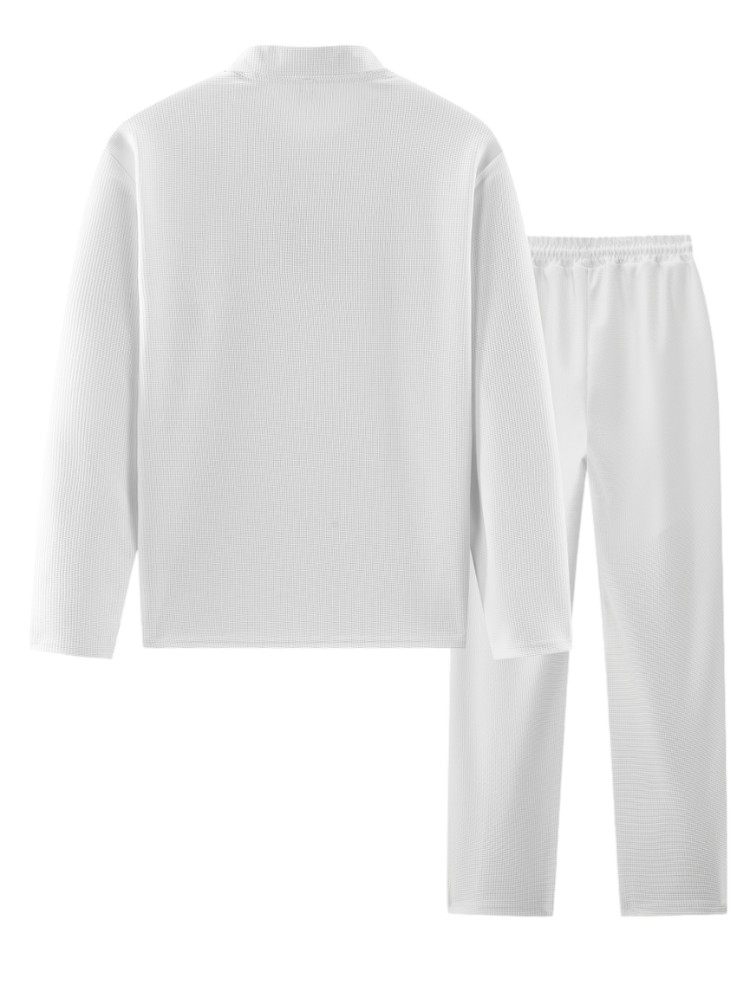 Caliah London Classic - Long Sleeve Shirt & Drawstring Trousers Set