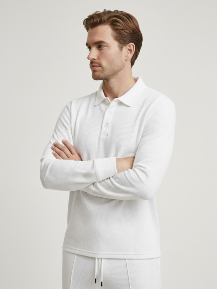 Caliah London Classic - Long Sleeve Shirt & Drawstring Trousers Set