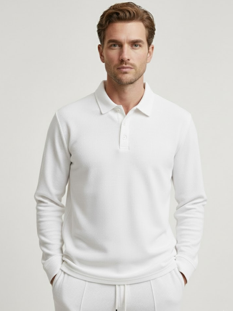 Caliah London Classic - Long Sleeve Shirt & Drawstring Trousers Set