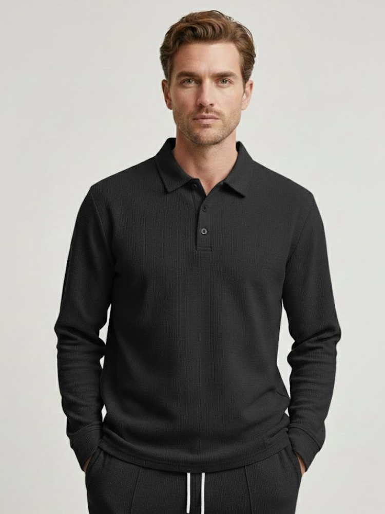 Caliah London Classic - Long Sleeve Shirt & Drawstring Trousers Set