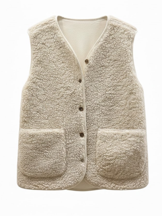 Caliah - Women's Fleece Sleeveless Jacket Vest