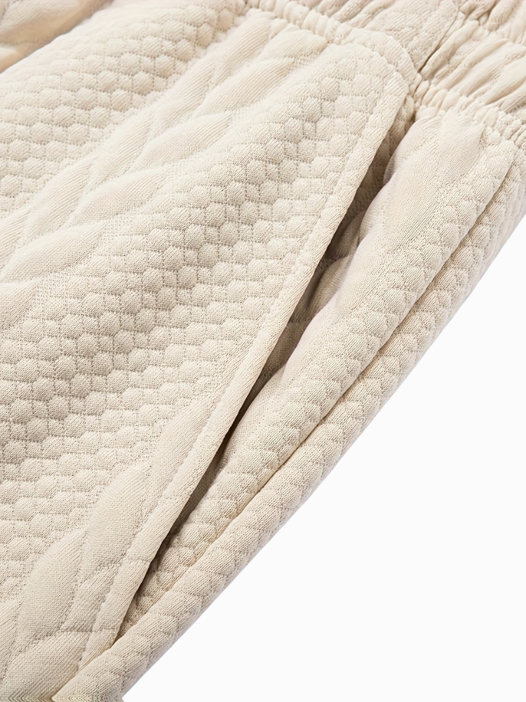 Casablanca - Men's Textured Zip Polo & Trousers Set