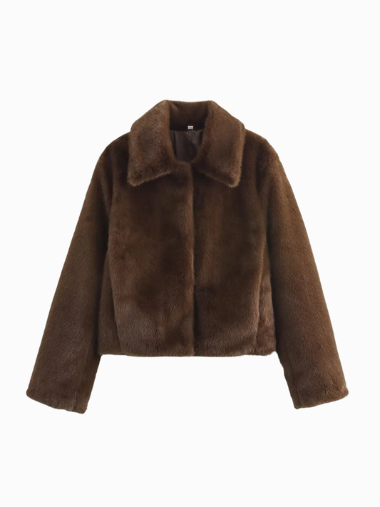 Caliah Confort - Faux Fur Cropped Jacket