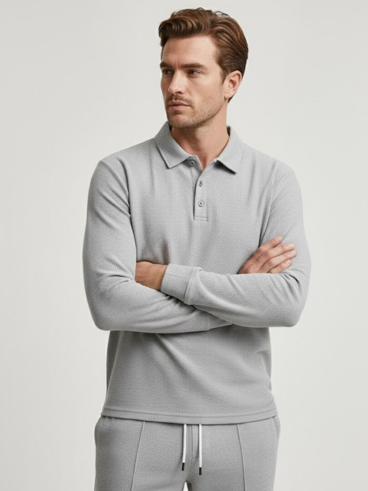 Caliah London Classic - Long Sleeve Shirt & Drawstring Trousers Set