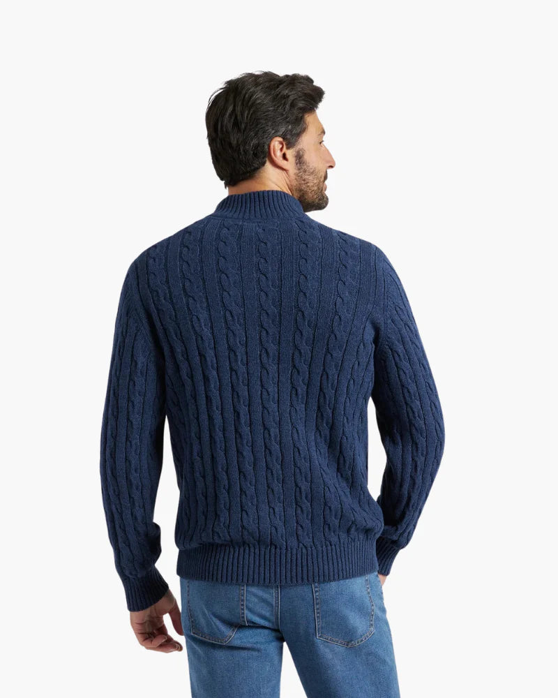 VEYRON HALF ZIP SWEATER