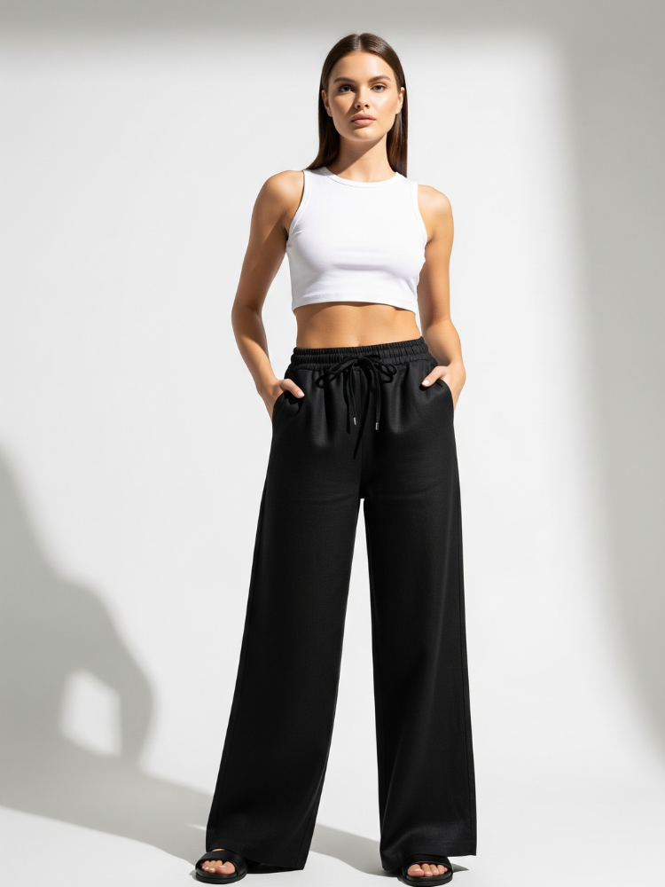 Caliah - Wide Leg Linen Comfort