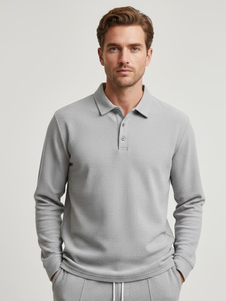 Caliah London Classic - Long Sleeve Shirt & Drawstring Trousers Set