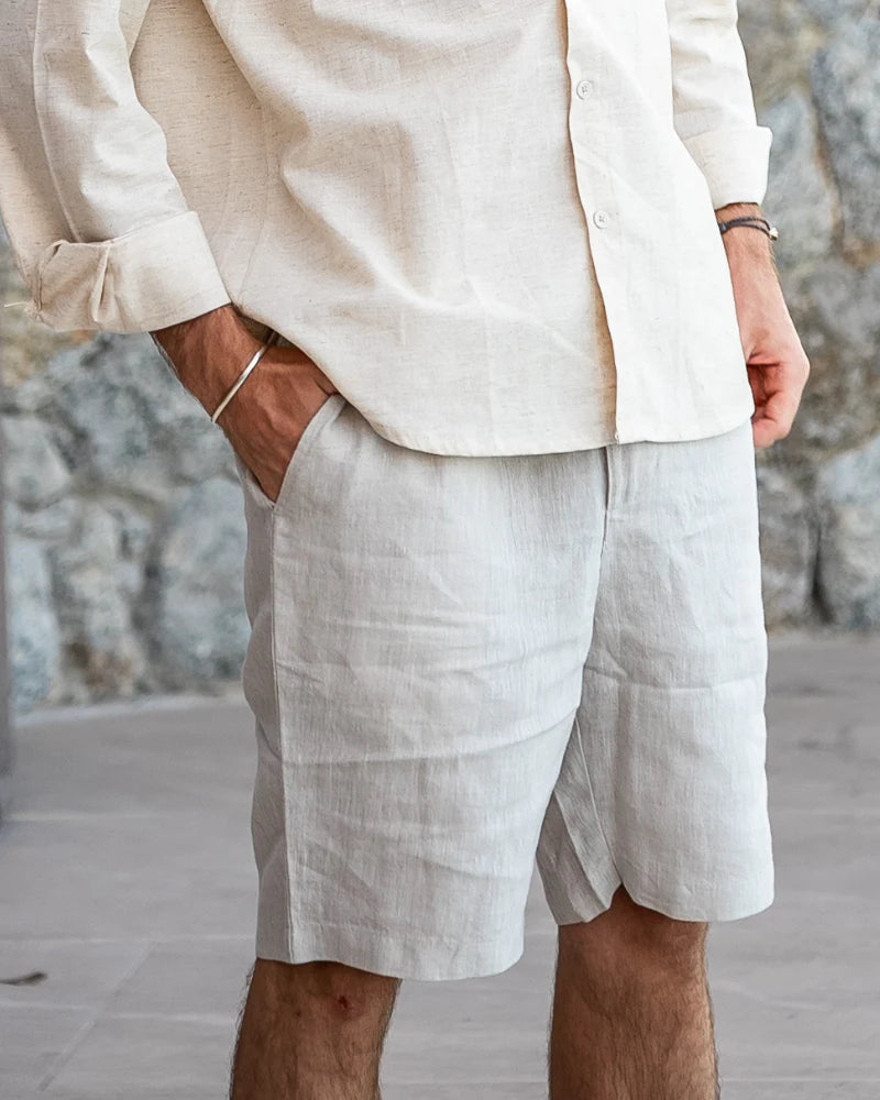 CALIAH PREMIUM LINEN SHORTS