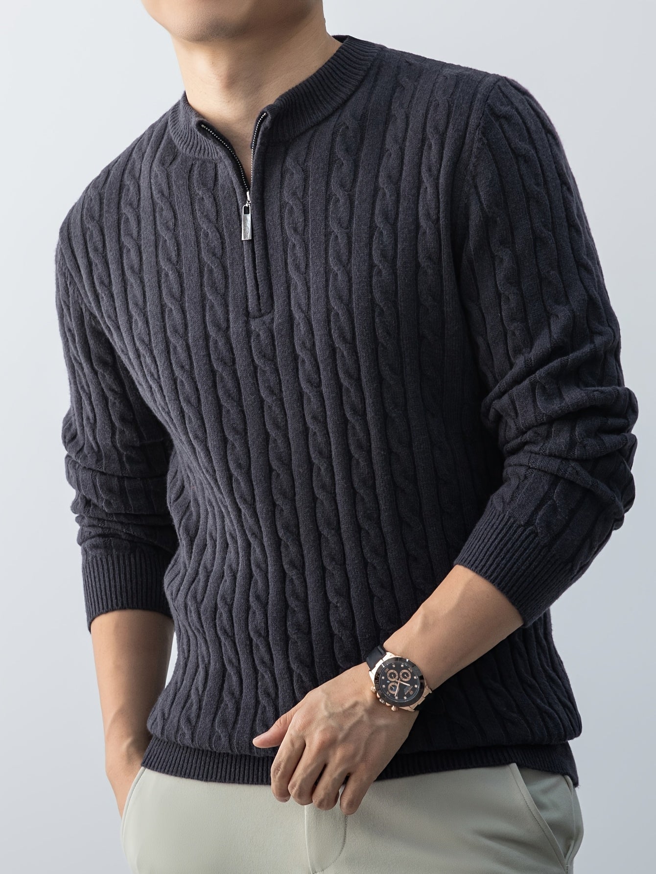 Veyron Knit Half ziper Sweater