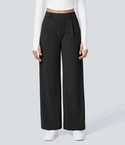 Caliah Signature - High Waist Wide-Leg Trousers