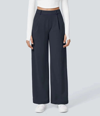 Caliah Signature - High Waist Wide-Leg Trousers