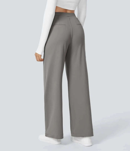 Caliah Signature - High Waist Wide-Leg Trousers