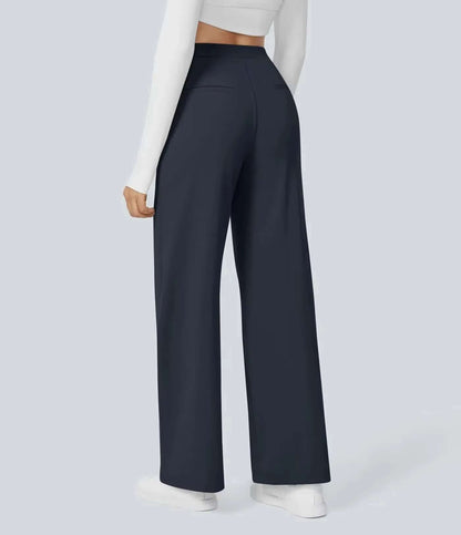 Caliah Signature - High Waist Wide-Leg Trousers