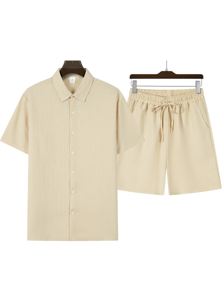 Caliah – Blend Shirt & Shorts Set