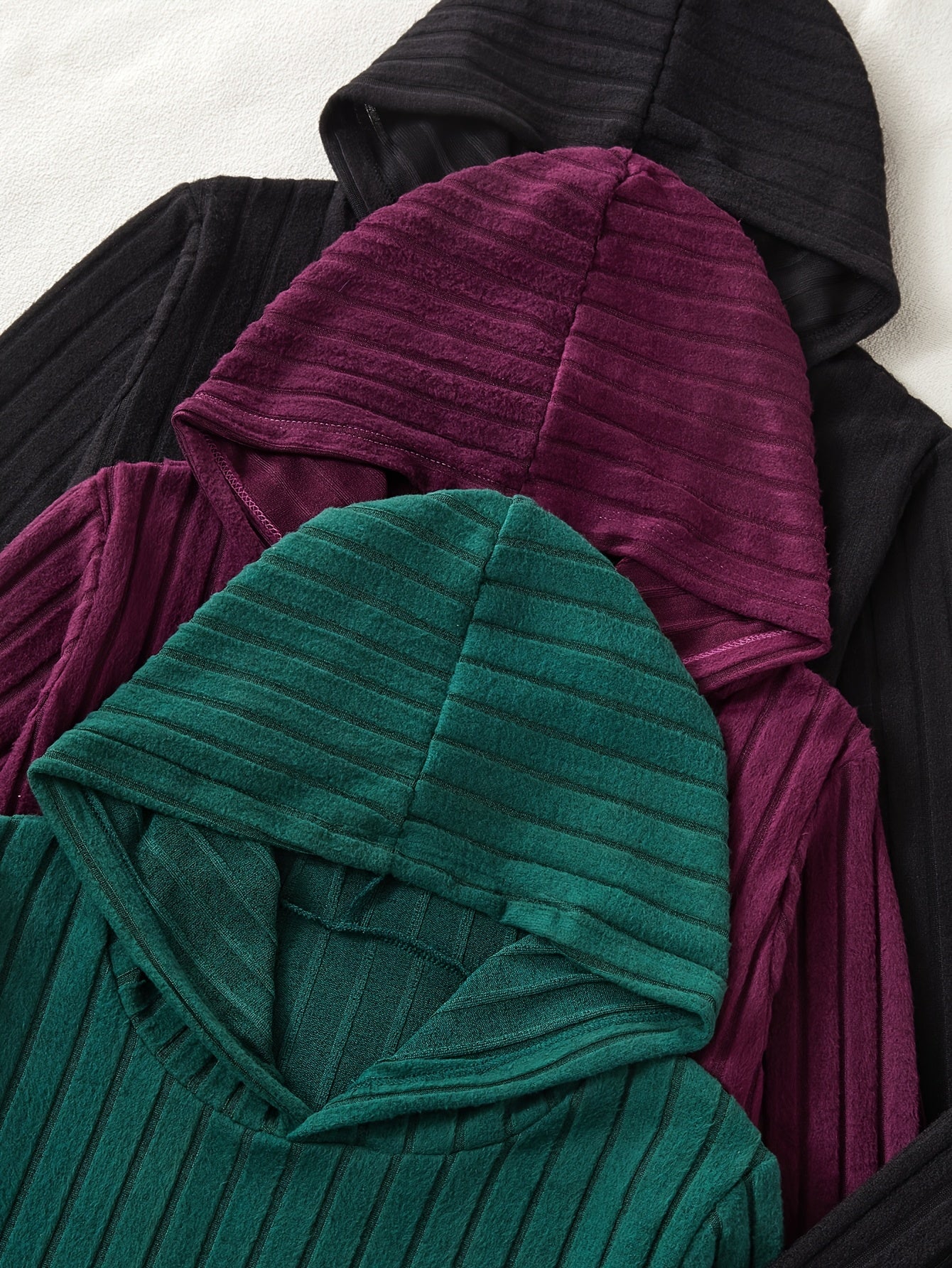 Women's 3 Piece Set – Ribbed Sweatshirt & Trousers