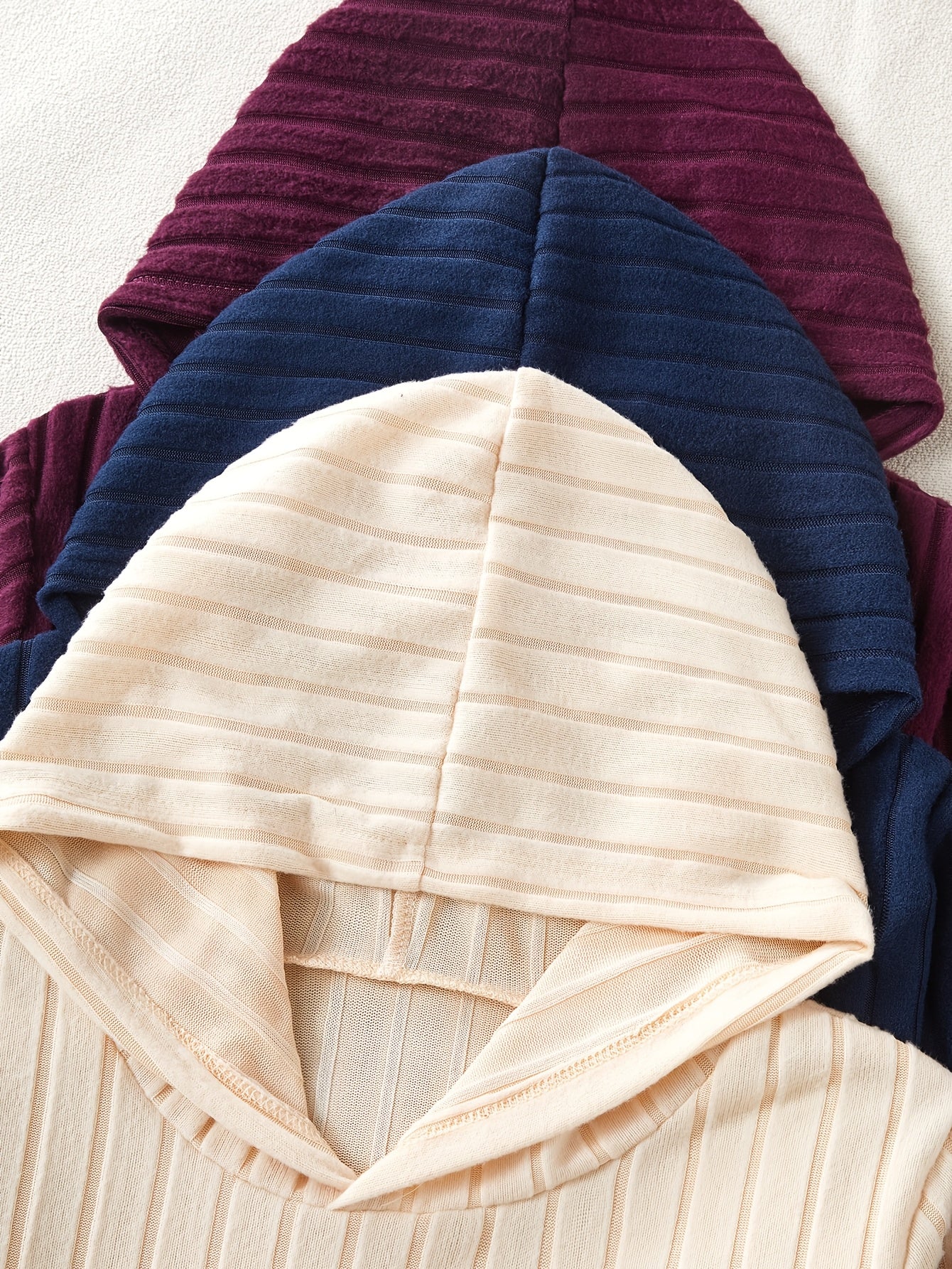 Women's 3 Piece Set – Ribbed Sweatshirt & Trousers