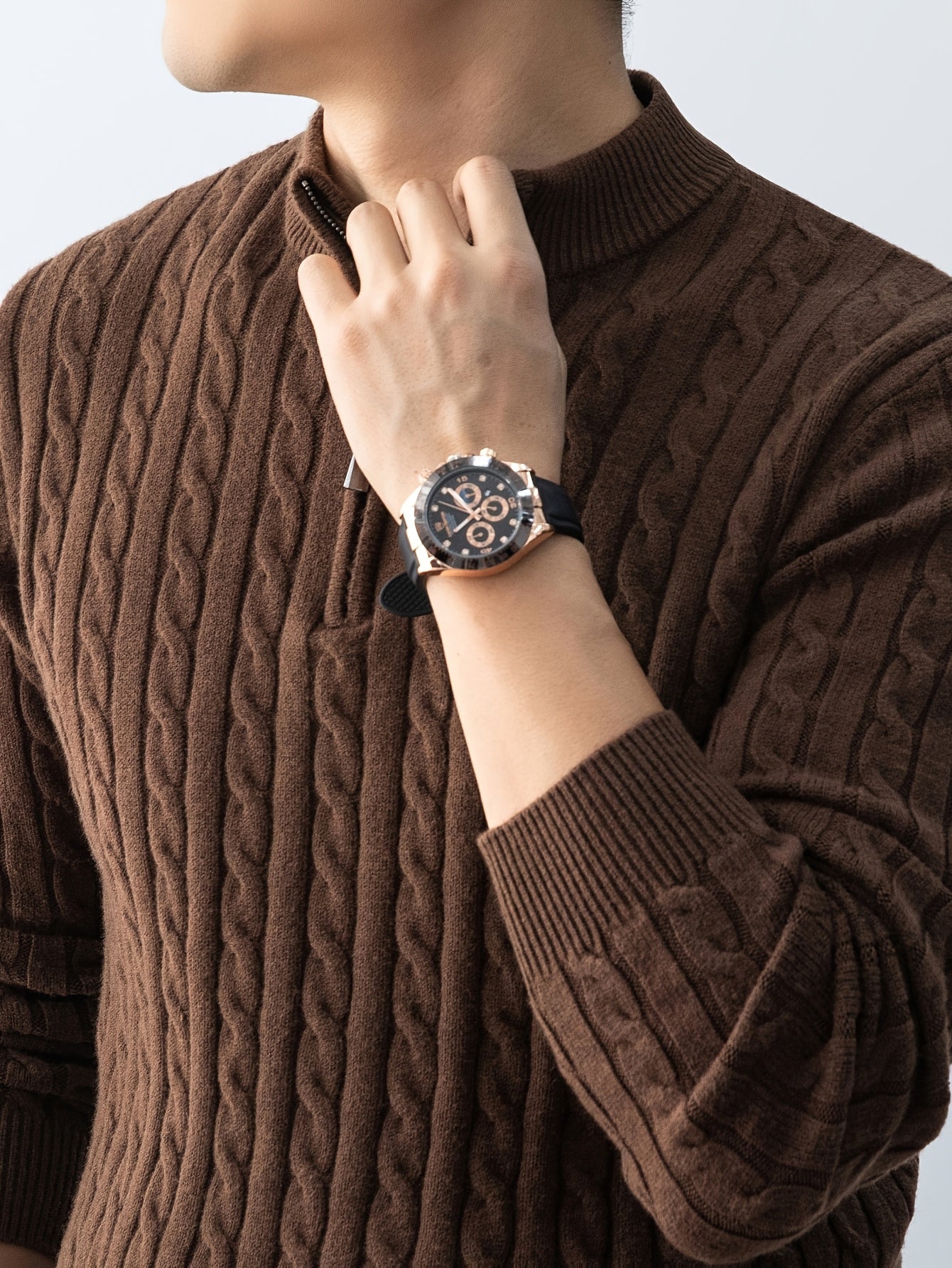 Veyron Knit Half ziper Sweater