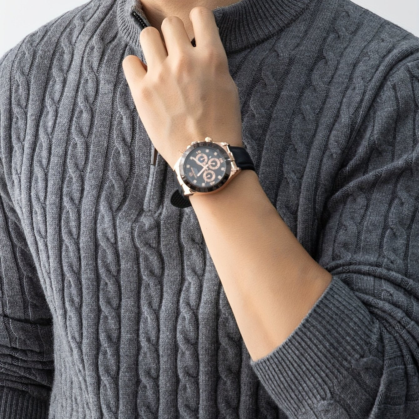 Veyron Knit Half ziper Sweater