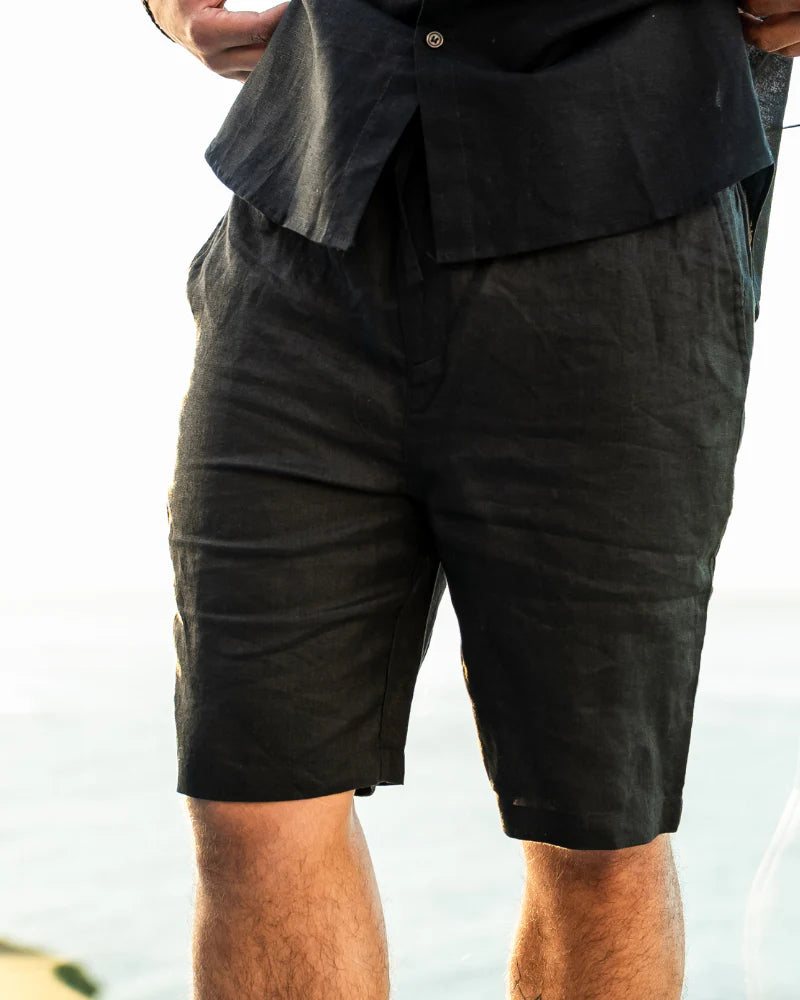 CALIAH PREMIUM LINEN SHORTS