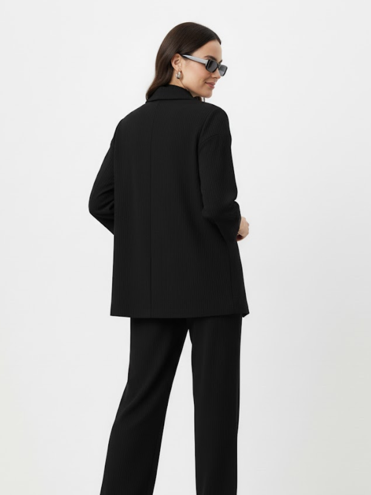 Noire - Blazer & Wide Leg Trousers Co-Ord Set