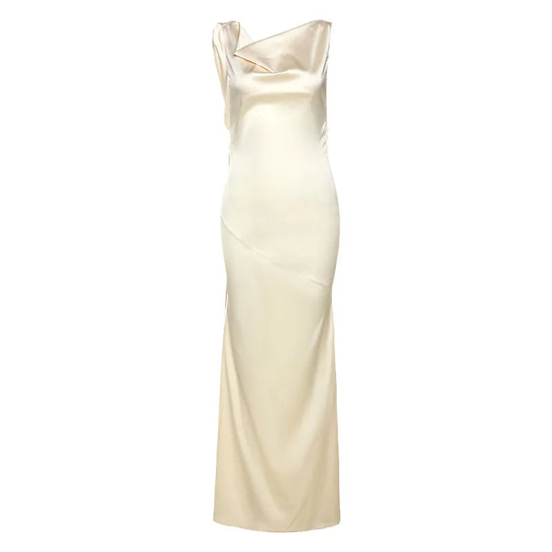 Nuit d'Été - Sleeveless Bandage Maxi Dress