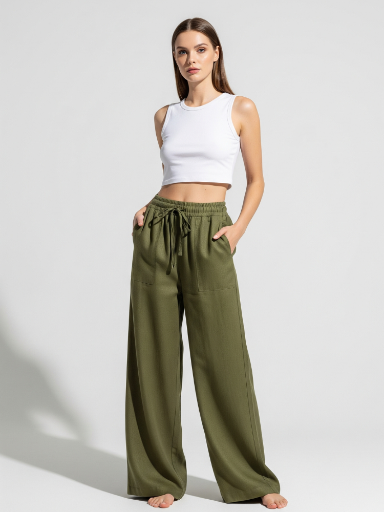 Caliah - Wide Leg Linen Comfort