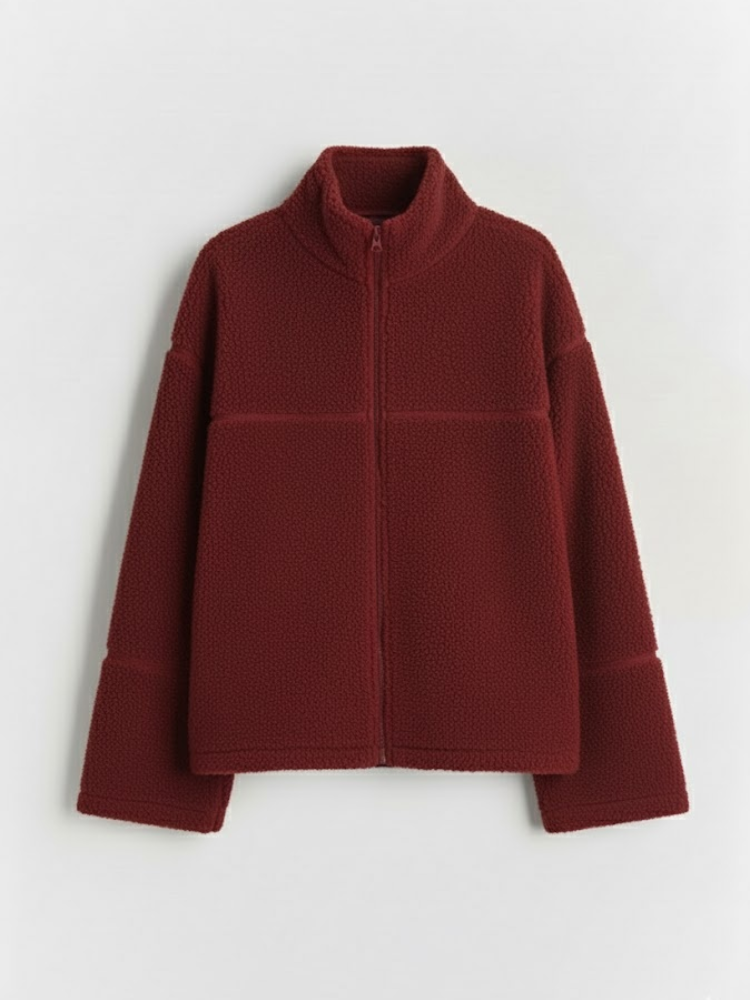 Caliah - Teddy Sweatshirt Jacket