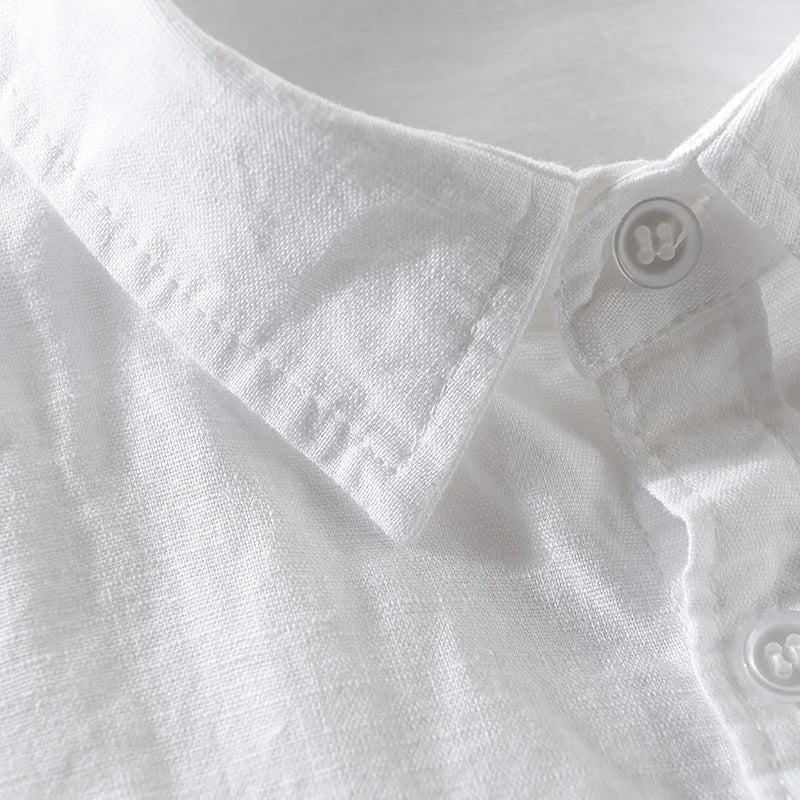 CALIAH - Shirt 100% Pure natural Linen
