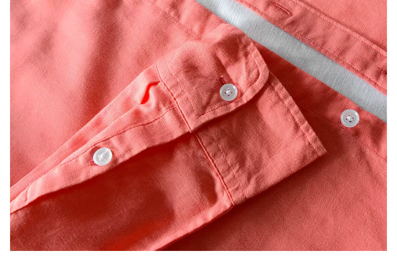 CALIAH - Shirt 100% Pure natural Linen