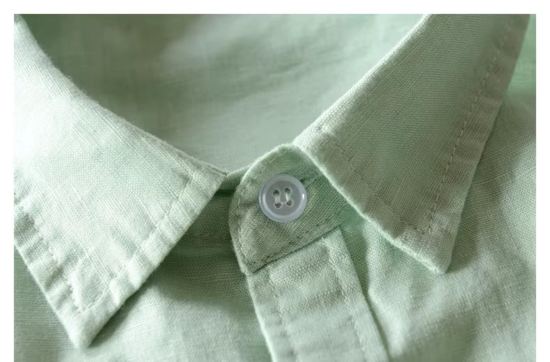 CALIAH - Shirt 100% Pure natural Linen