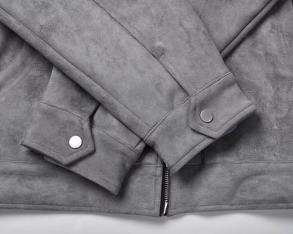 Caliah - Suede Jacket Oversized Bomber
