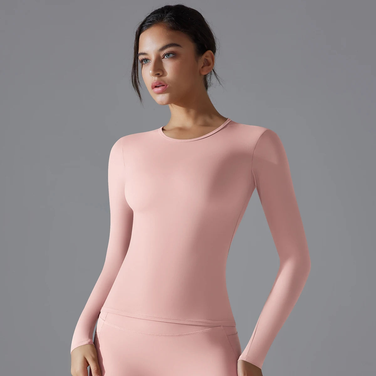 Caliah Gym - Elastic Long Sleeve Shirt Top