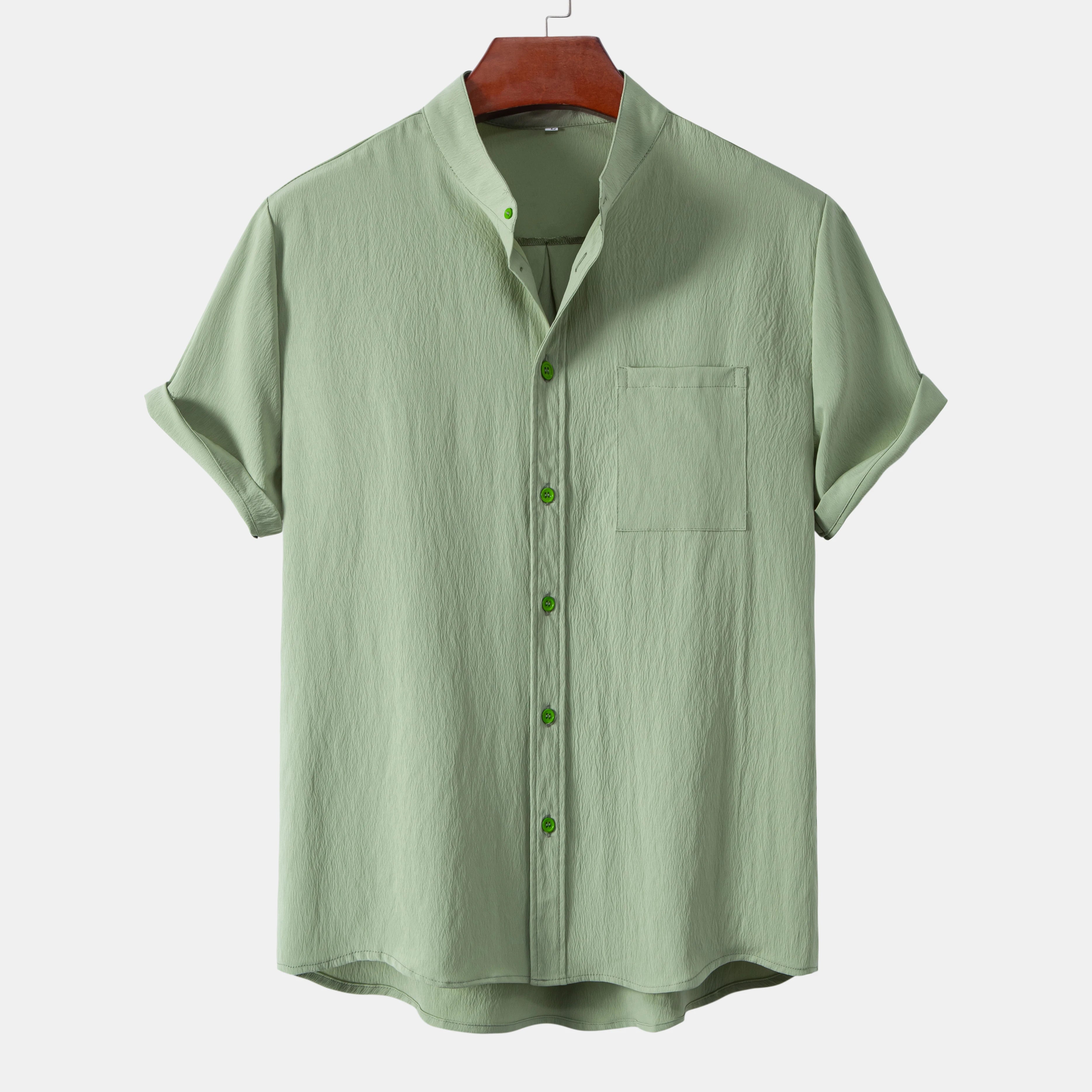 CALIAH - GRANDAD COLLAR SHIRT