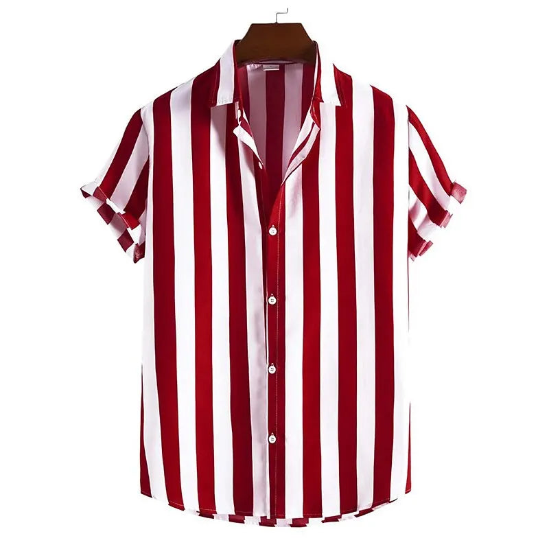 CALIAH - MEN'S STRIPE SHIRT