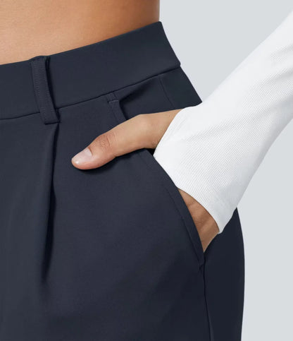Caliah Signature - High Waist Wide-Leg Trousers