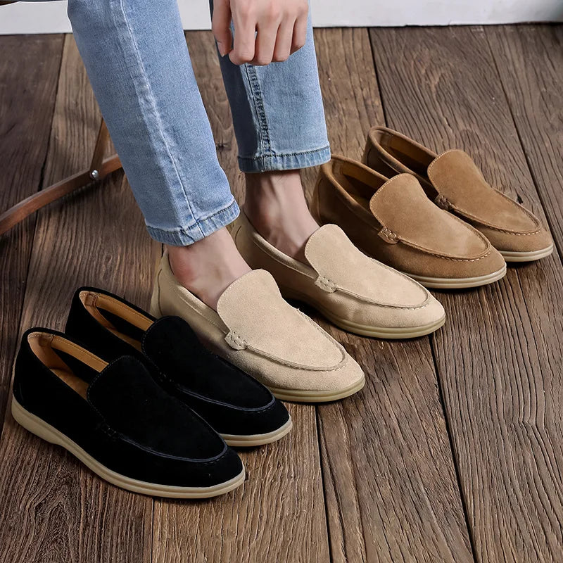 Caliah Elegant Suede Loafers