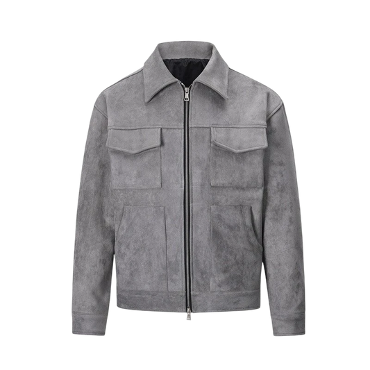 Caliah - Suede Jacket Oversized Bomber