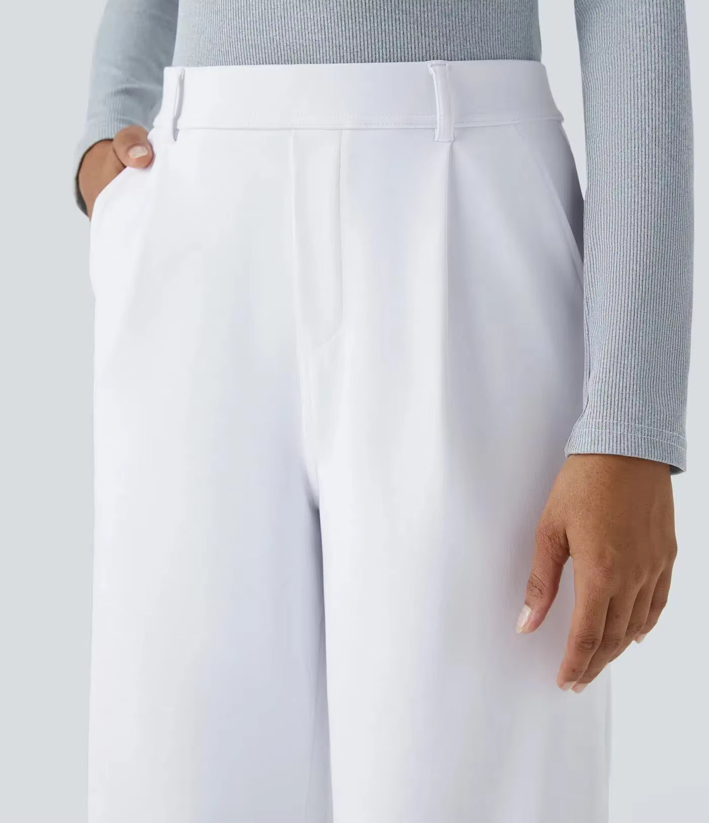 Caliah Signature - High Waist Wide-Leg Trousers