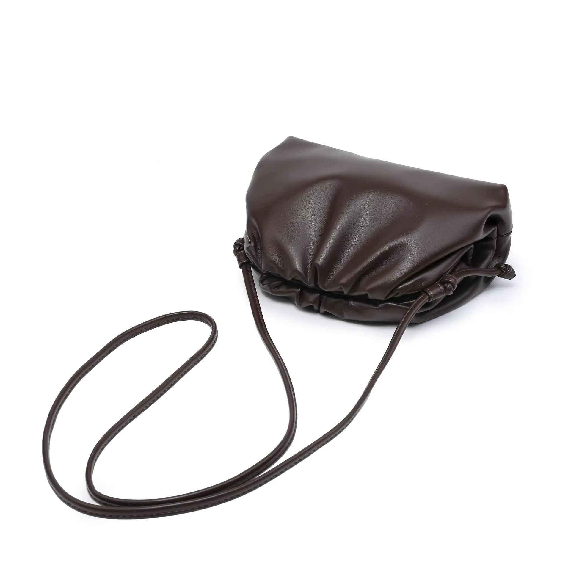 Crossbody Bag - Small Faux Leather Satchel with Versatile Strap