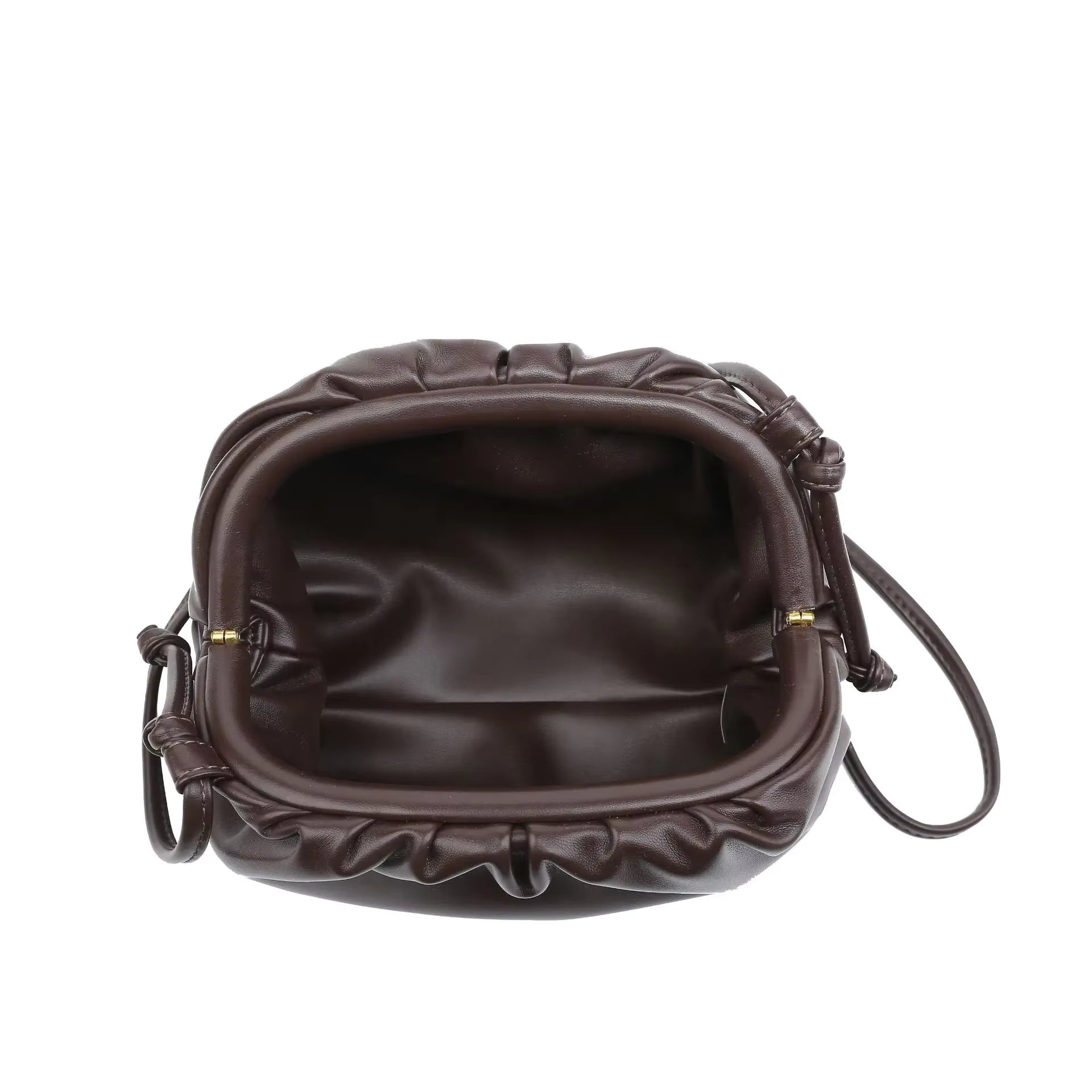 Crossbody Bag - Small Faux Leather Satchel with Versatile Strap