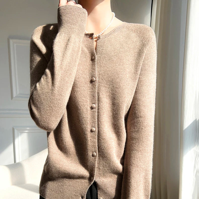 BELLA - Wool cardigans sweaters with knits