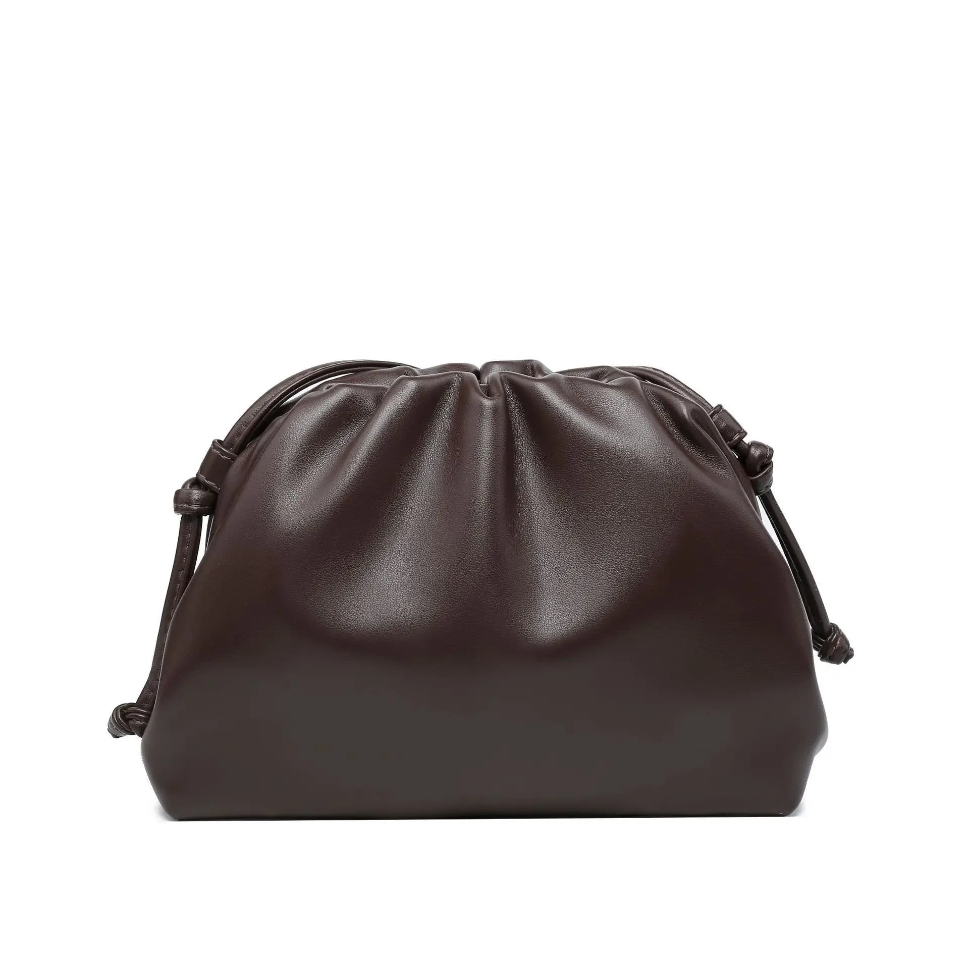 Crossbody Bag - Small Faux Leather Satchel with Versatile Strap